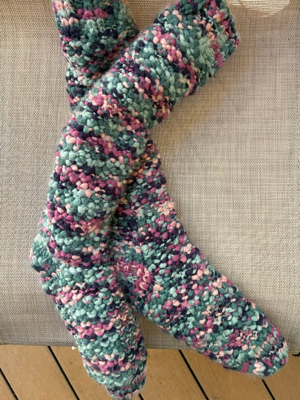 Indigo Reading Socks